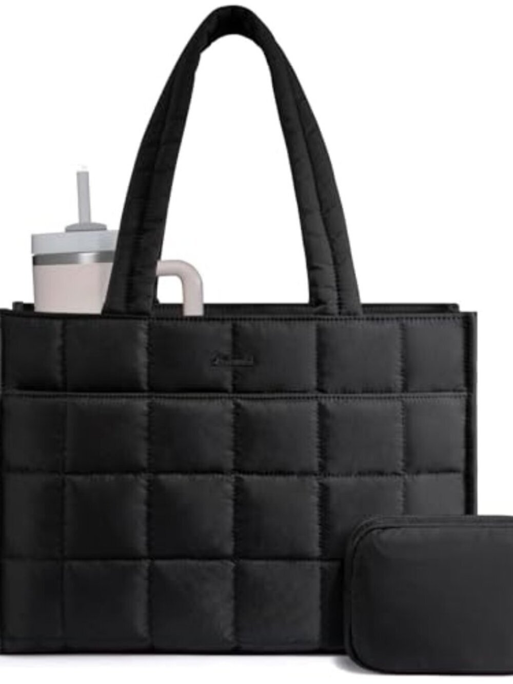 🆕 Tote Bag for Women, Puffer Work Handbag 15.6 Inch Laptop Purse for Nurse